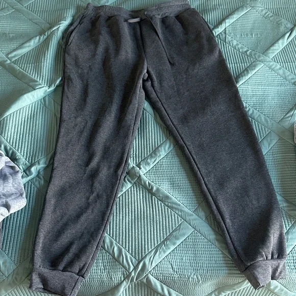 4 Pair Gray Jogger Sweatpants Bundle 2XL Lounge Pants - Picture 11 of 13